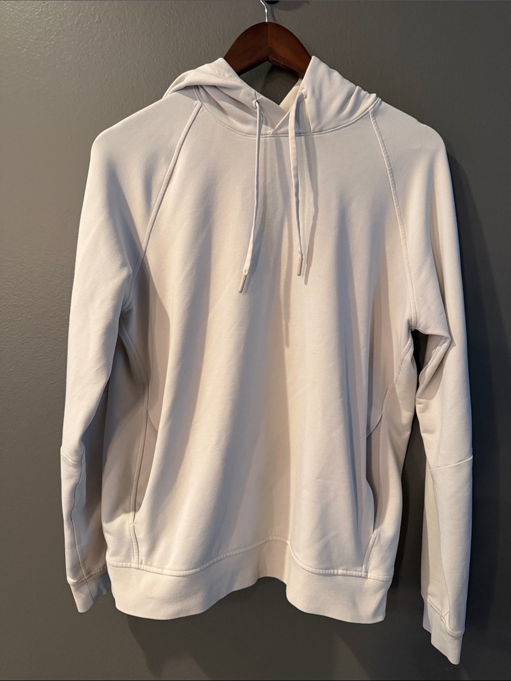 lululemon athletica Men's Pullover Hoodie - Off-White/Cream